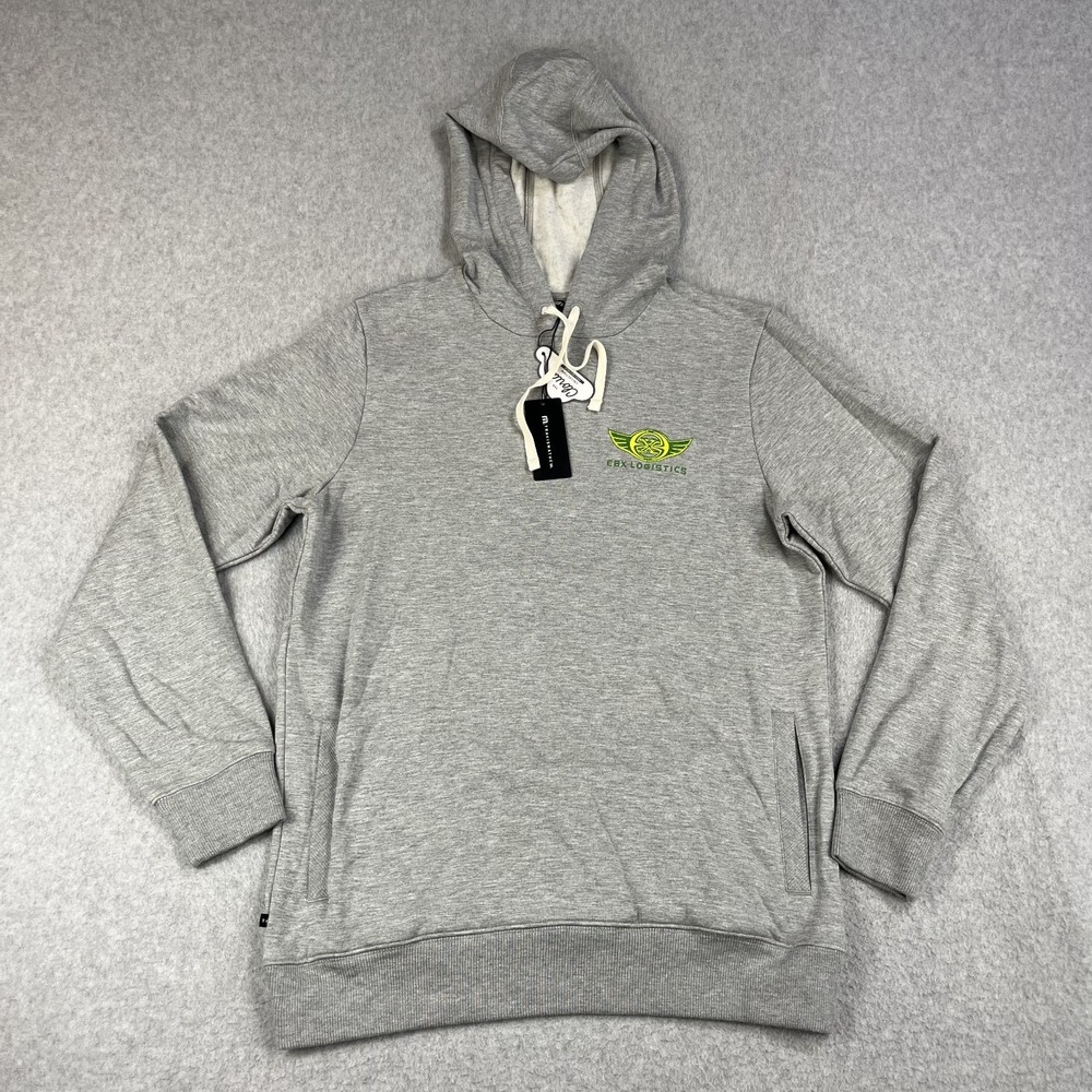 Travis Mathew Cloud Slub Golf Hoodie Gray Mens Medium Pullover *Logo*